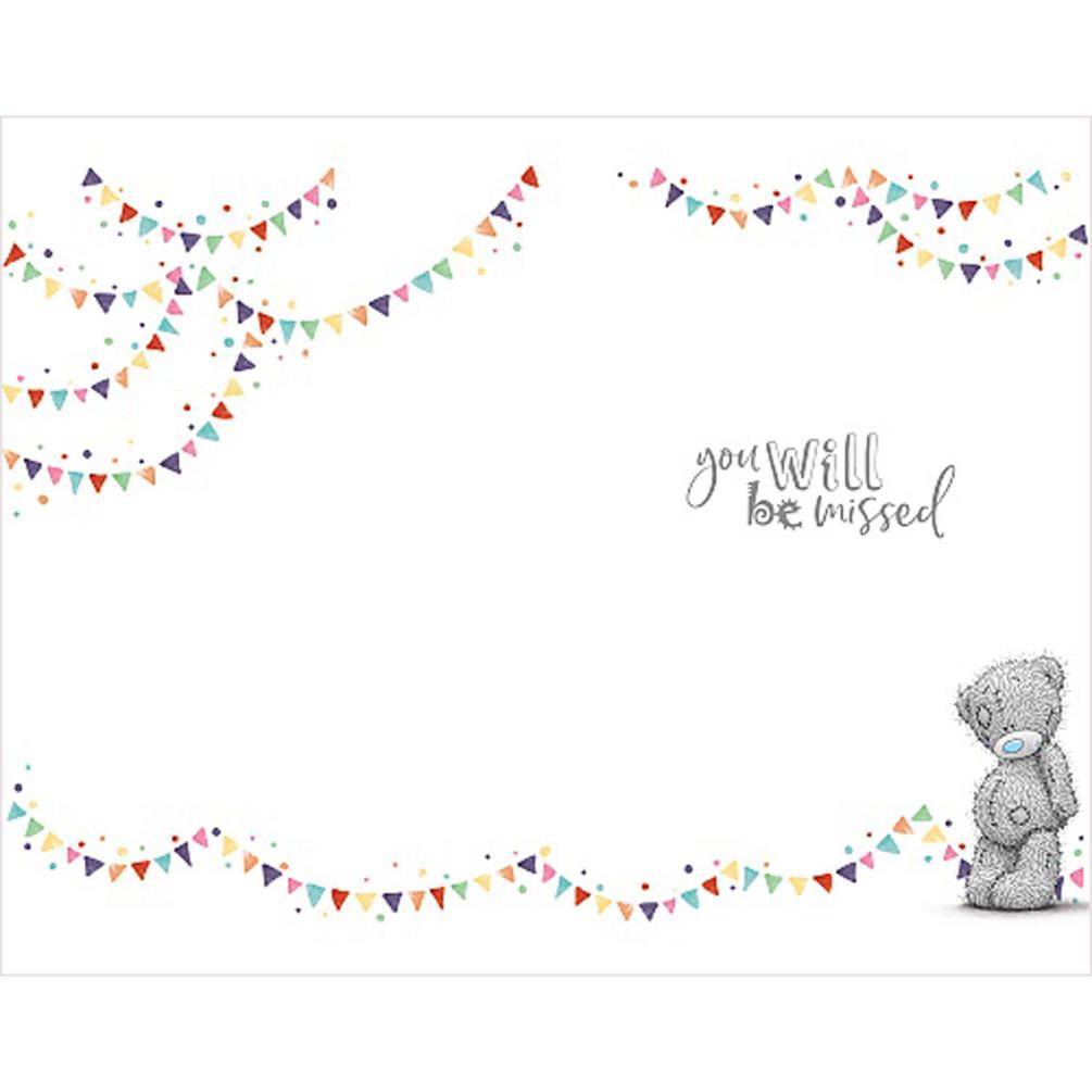 Miss You Already Leaving Me to You Bear Card Extra Image 1